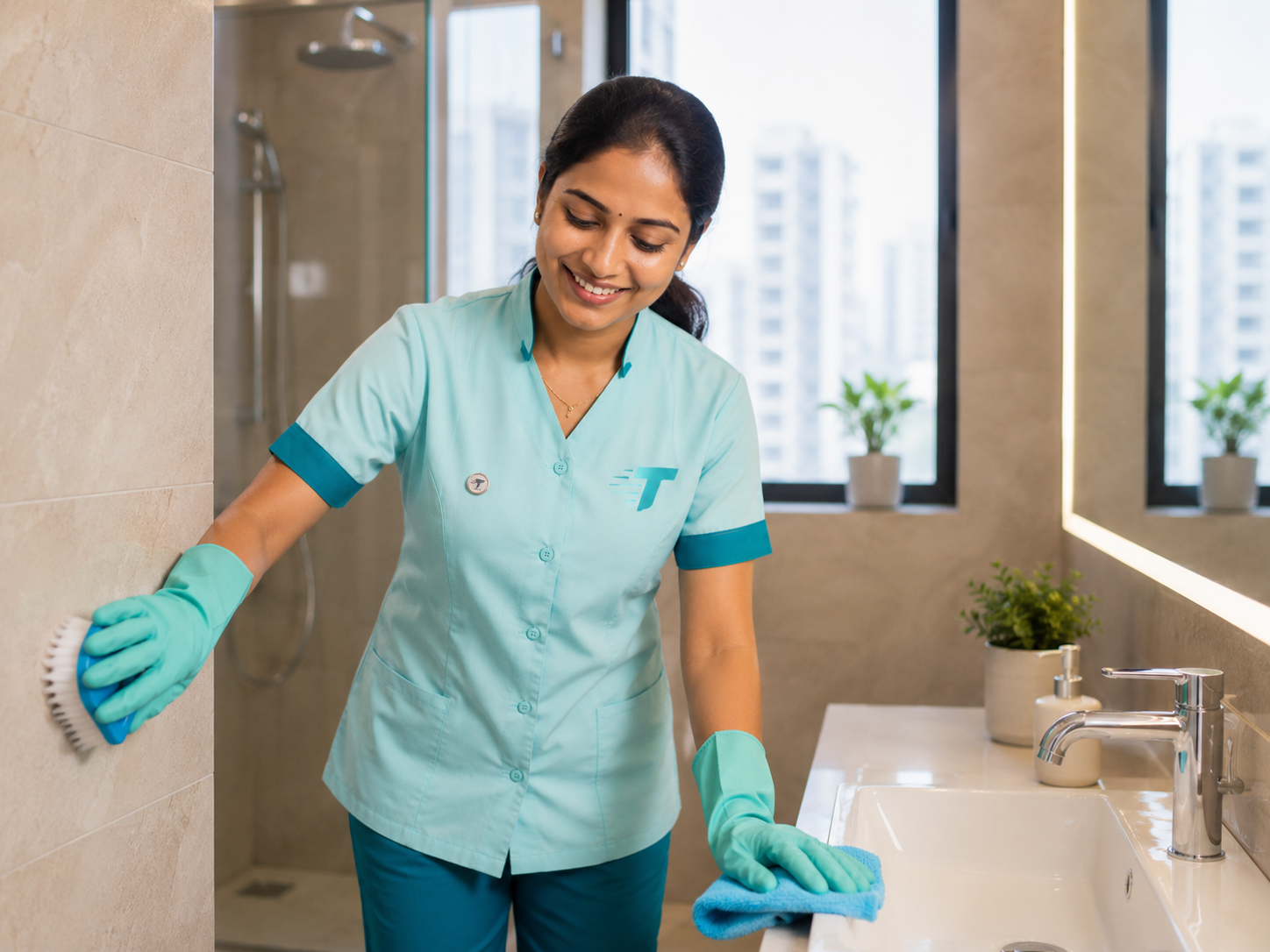 Turanta bathroom cleaning service in Mumbai
