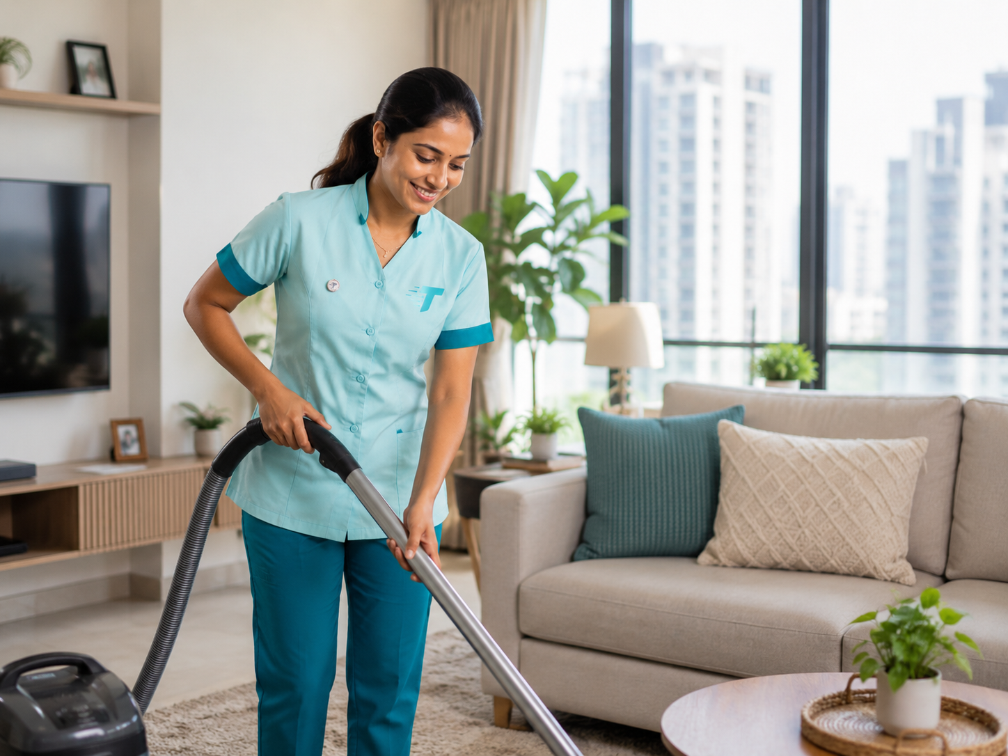 Turanta living room cleaning service in Mumbai